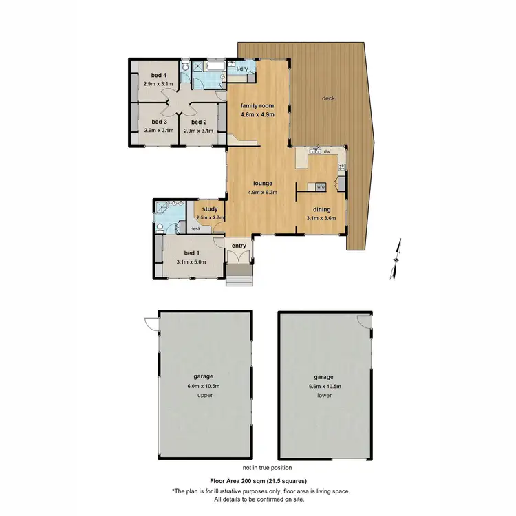 Floorplan of Homely house listing, 6 Wong Hee Road, Emerald VIC 3782