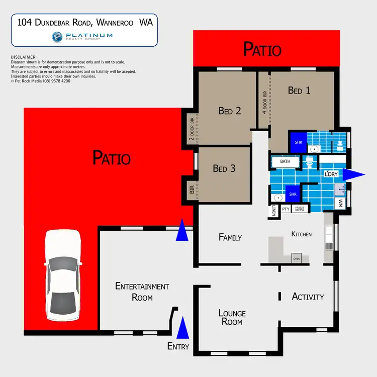 Floorplan of Homely house listing, 104 Dundebar Road, Wanneroo WA 6065