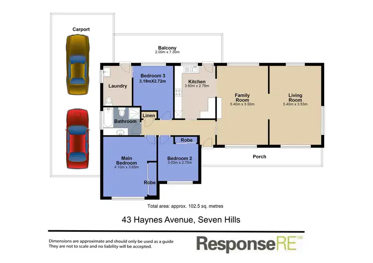 Floorplan of Homely house listing, 43 Haynes Avenue, Seven Hills NSW 2147