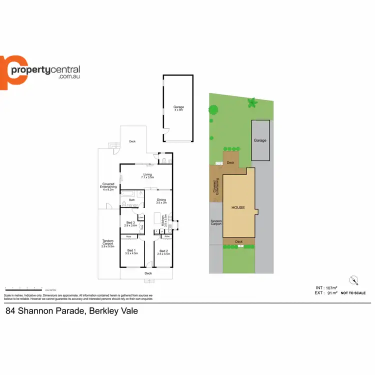 Floorplan of Homely house listing, 84 Shannon Parade, Berkeley Vale NSW 2261