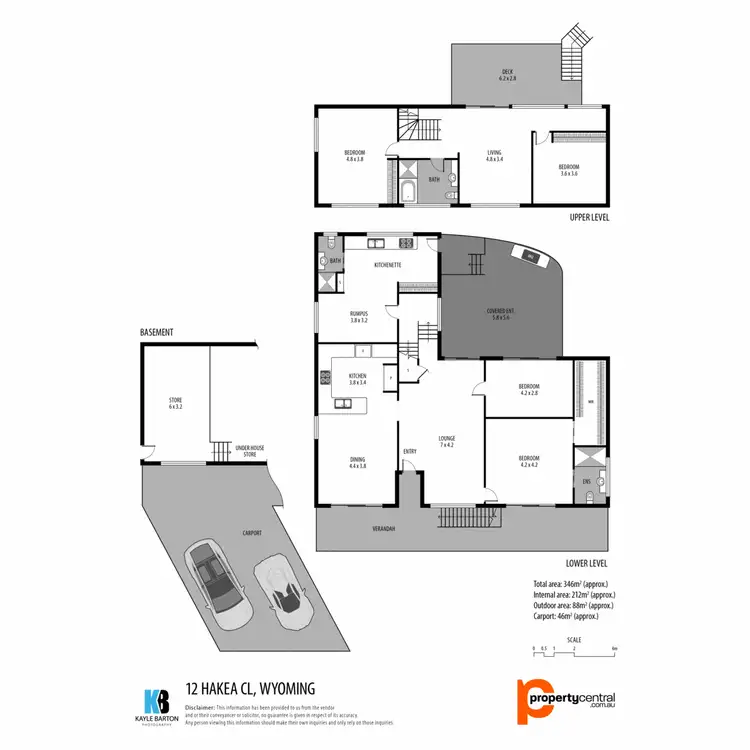 Floorplan of Homely house listing, 12 Hakea Close, Wyoming NSW 2250