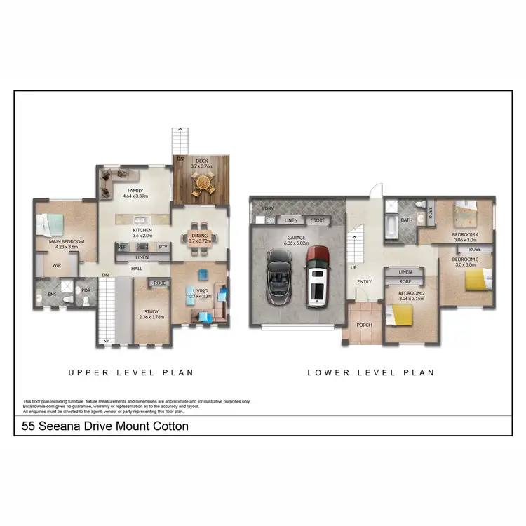 Floorplan of Homely house listing, 55 Seeana Drive, Mount Cotton QLD 4165