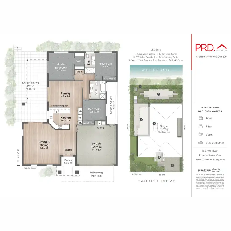 Floorplan of Homely house listing, 68 Harrier Drive, Burleigh Waters QLD 4220