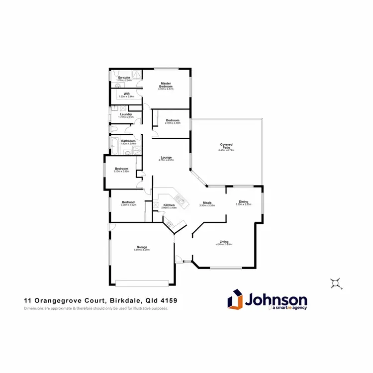 Floorplan of Homely house listing, 11 Orangegrove Court, Birkdale QLD 4159