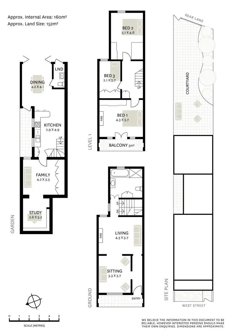 Floorplan of Homely terrace listing, 15 West Street, Paddington NSW 2021