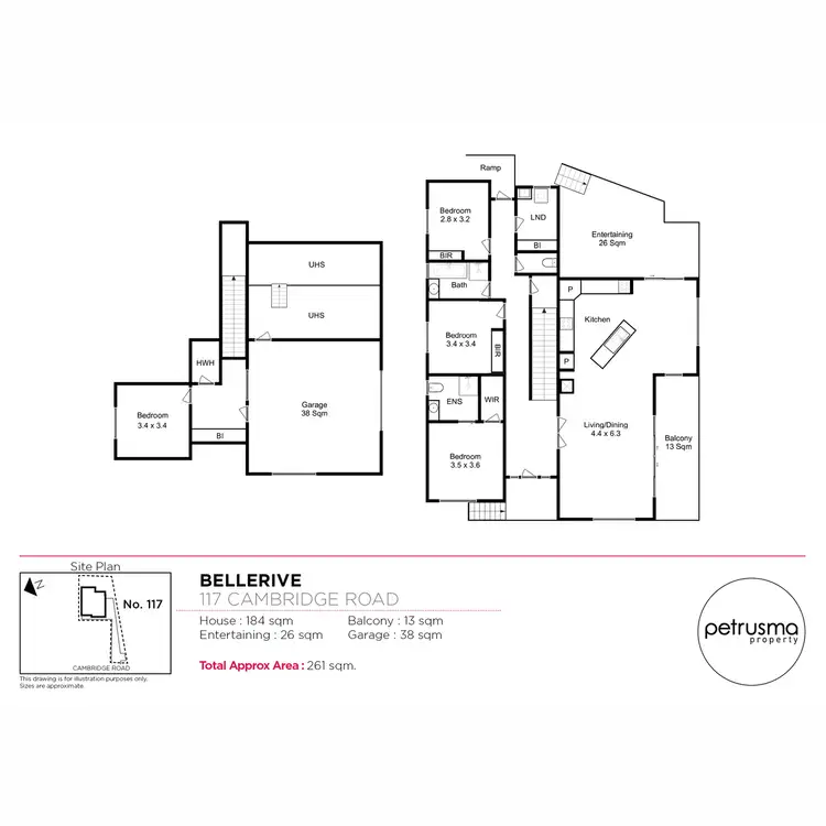 Floorplan of Homely house listing, 117 Cambridge Road, Bellerive TAS 7018