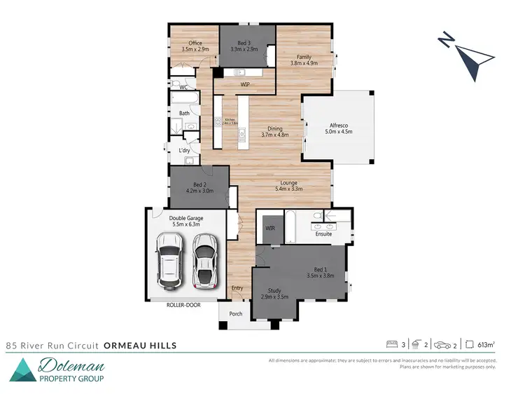 Floorplan of Homely house listing, 85 River Run Circuit, Ormeau Hills QLD 4208