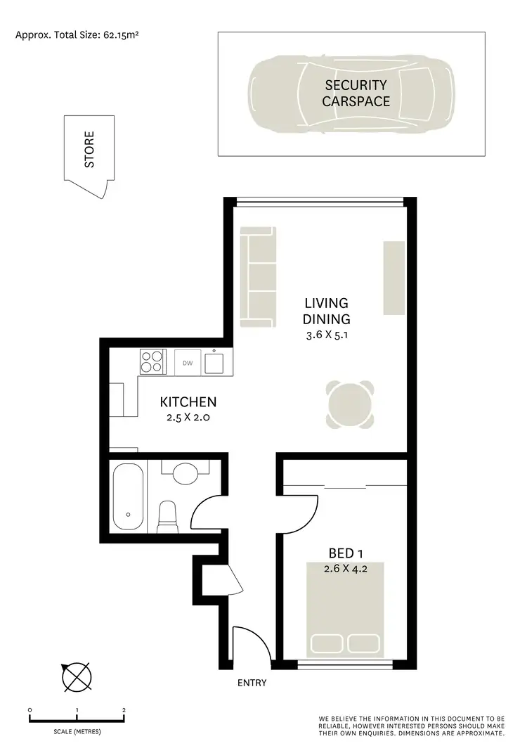 Floorplan of Homely apartment listing, 29/3 Gallimore Avenue, Balmain East NSW 2041