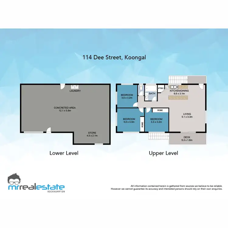 Floorplan of Homely house listing, 114 Dee Street, Koongal QLD 4701