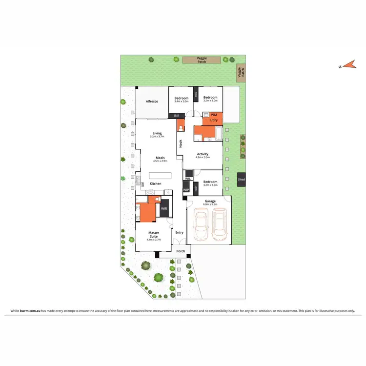 Floorplan of Homely house listing, 21 Decourcy Way, Armstrong Creek VIC 3217