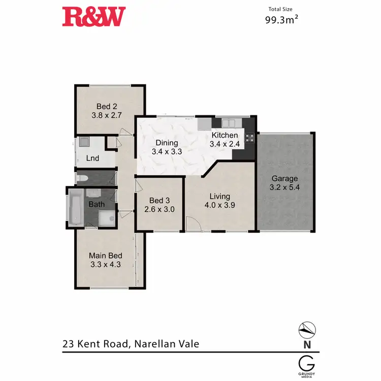 Floorplan of Homely house listing, 23 Kent Road, Narellan Vale NSW 2567