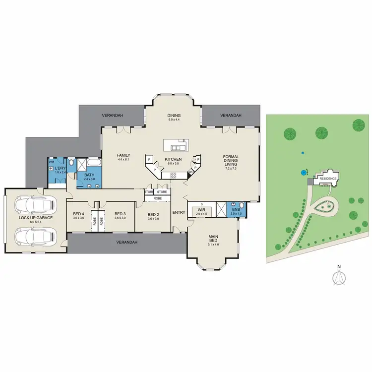 Floorplan of Homely rural property listing, 252 Tocal Road, Bolwarra Heights NSW 2320