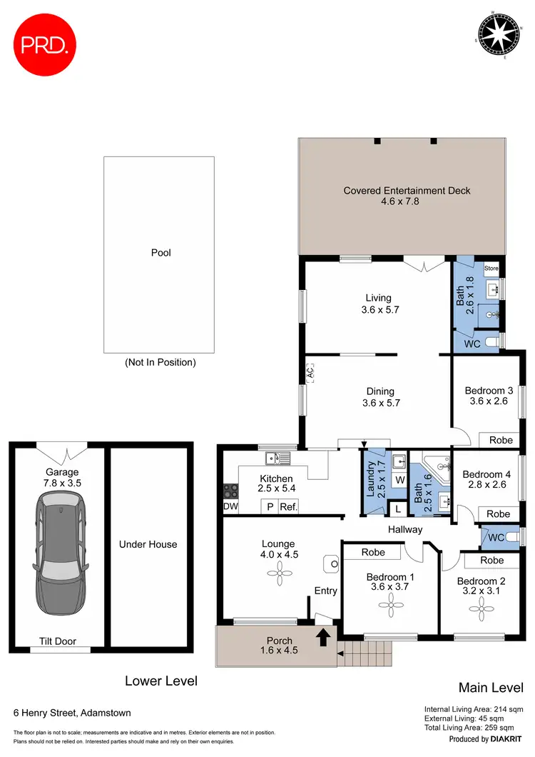 Floorplan of Homely house listing, 6 Henry Street, Adamstown NSW 2289