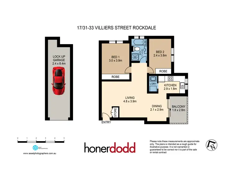 Floorplan of Homely apartment listing, 17/31-33 Villiers Street, Rockdale NSW 2216