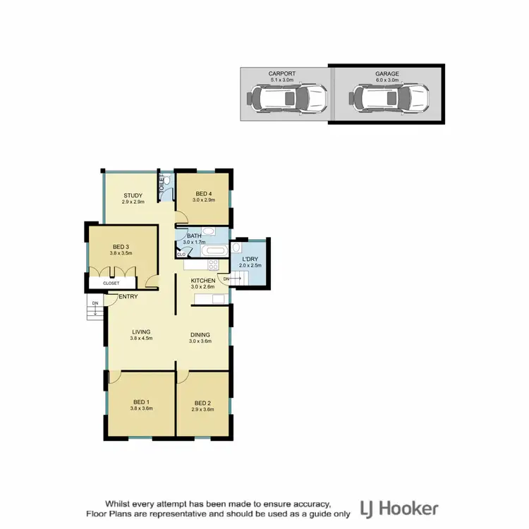 Floorplan of Homely house listing, 24 Lloyd Street, Brighton QLD 4017