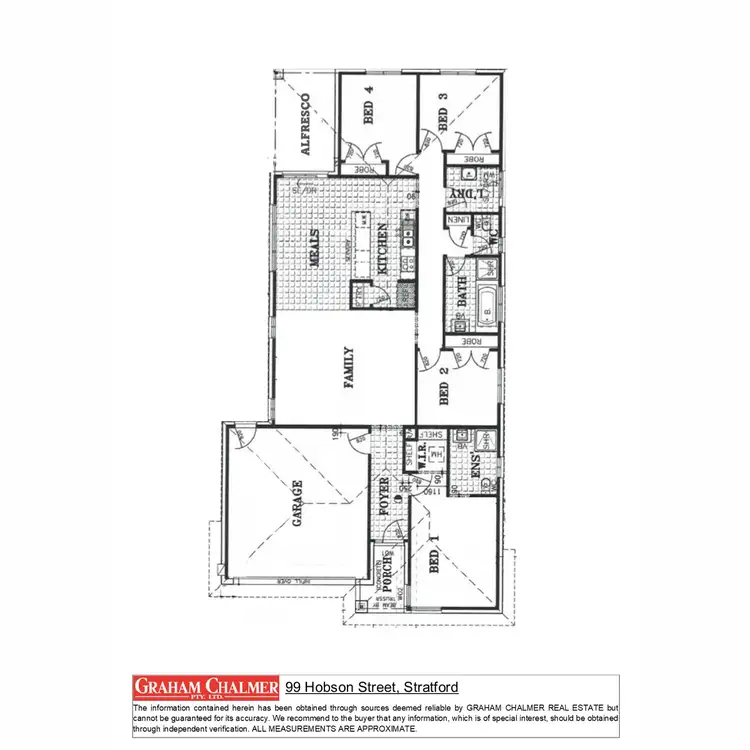 Floorplan of Homely house listing, 99 Hobson Street, Stratford VIC 3862
