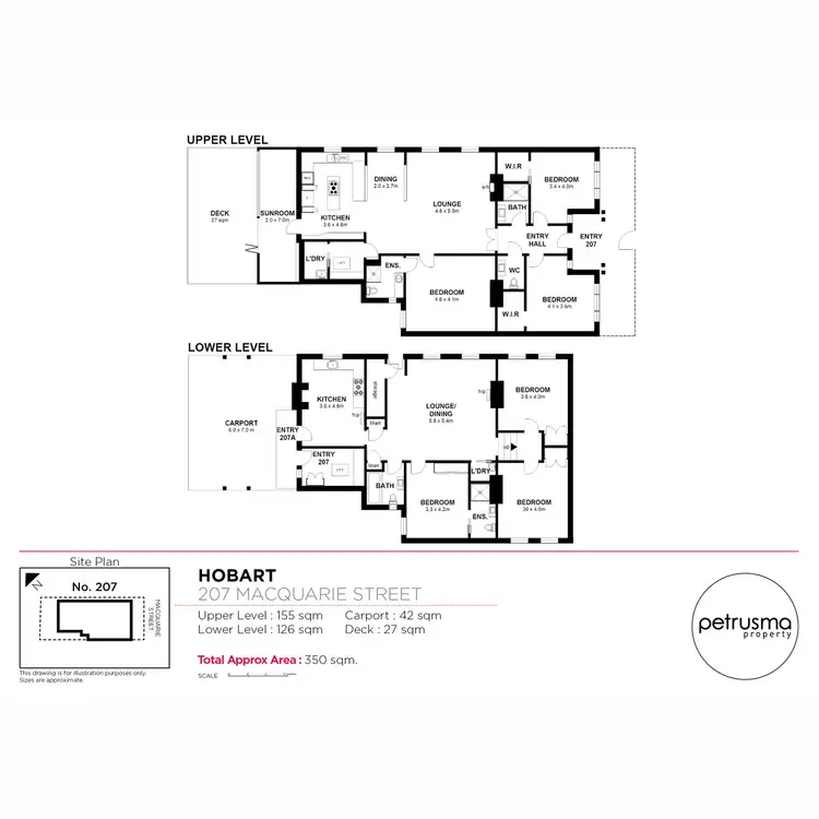 Floorplan of Homely house listing, 207 Macquarie Street, Hobart TAS 7000