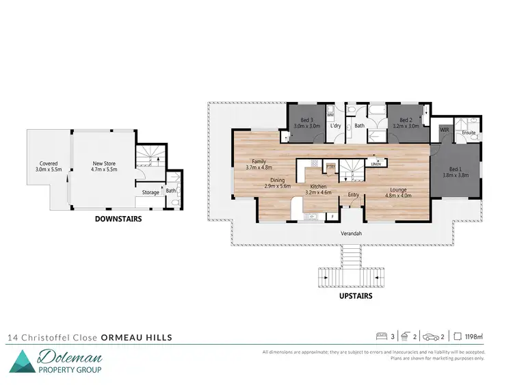 Floorplan of Homely house listing, 14 Christoffel Close, Ormeau Hills QLD 4208