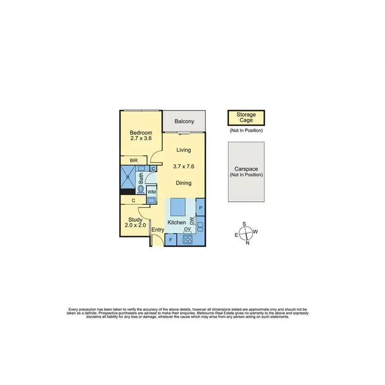 Floorplan of Homely apartment listing, 819/1 Dyer Street, Richmond VIC 3121