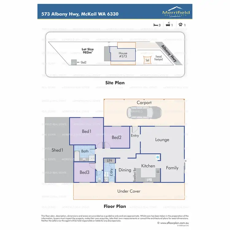 Floorplan of Homely house listing, 573 Albany Highway, Mckail WA 6330