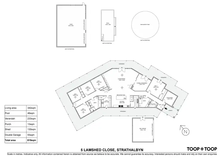 Floorplan of Homely house listing, 5 Lamshed Close, Strathalbyn SA 5255