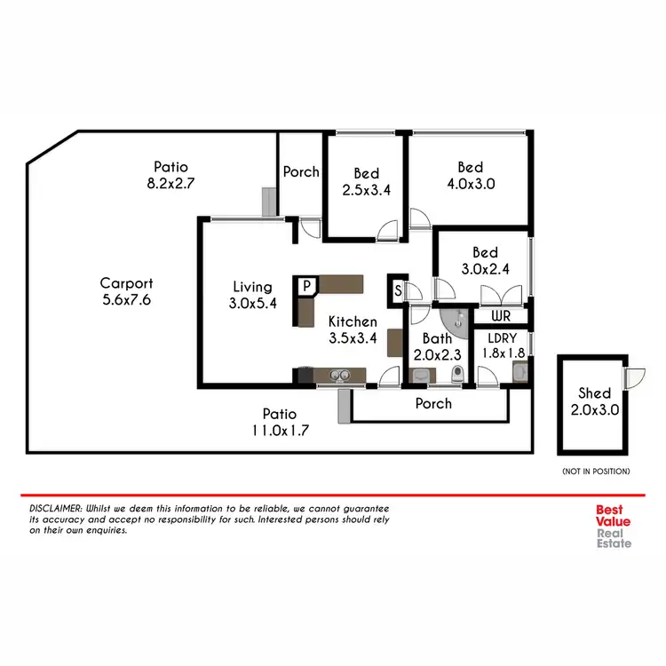 Floorplan of Homely house listing, Address available on request