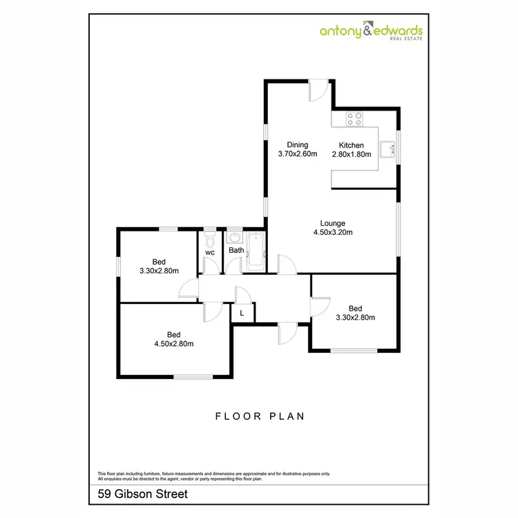 Floorplan of Homely house listing, 59 Gibson Street, Goulburn NSW 2580