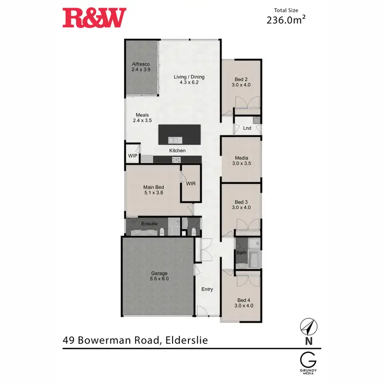 Floorplan of Homely house listing, 49 Bowerman Road, Elderslie NSW 2570