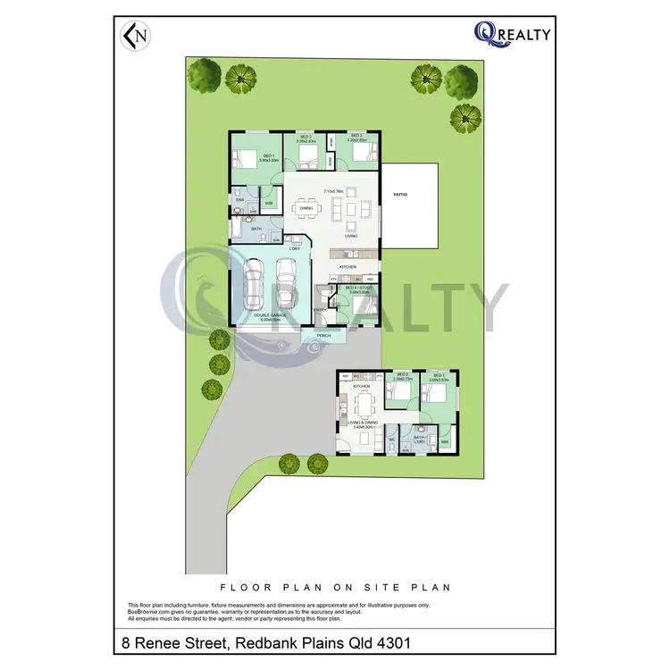 Floorplan of Homely house listing, 8 Renee Street, Redbank Plains QLD 4301