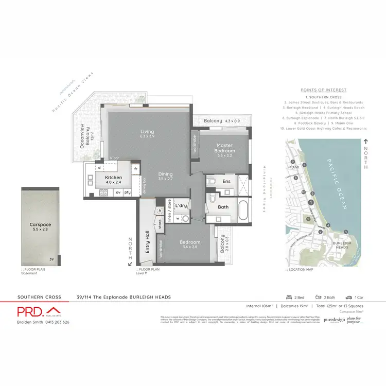 Floorplan of Homely unit listing, 39/114 The Esplanade, Burleigh Heads QLD 4220