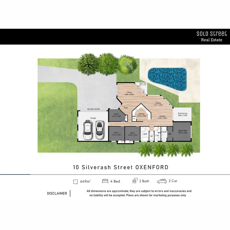 Floorplan of Homely house listing, 10 Silverash Street, Oxenford QLD 4210