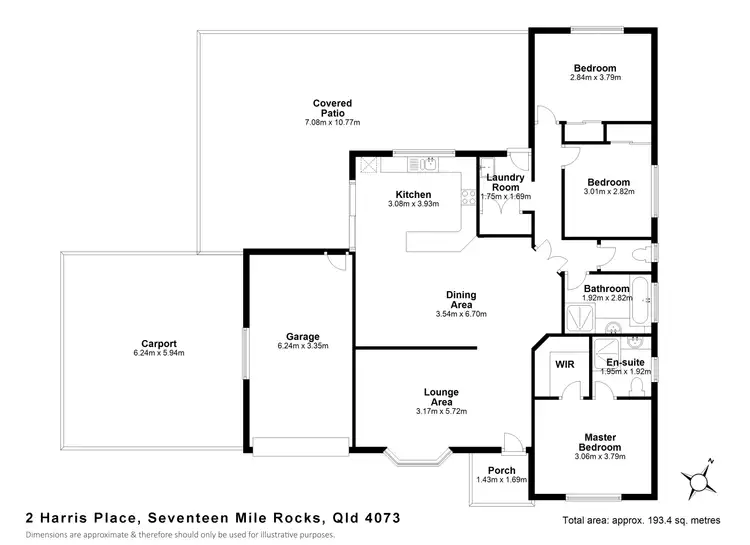 Floorplan of Homely house listing, 2 Harris Place, Seventeen Mile Rocks QLD 4073