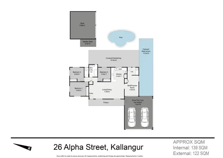 Floorplan of Homely house listing, 26 Alpha Street, Kallangur QLD 4503