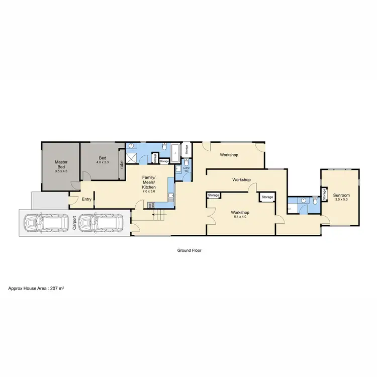 Floorplan of Homely house listing, 94 Third Avenue, Rosebud VIC 3939
