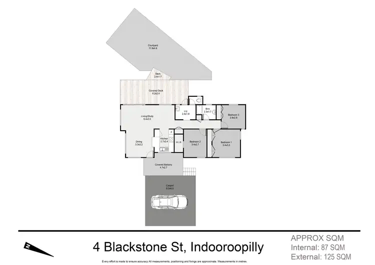Floorplan of Homely house listing, 4 Blackstone Street, Indooroopilly QLD 4068