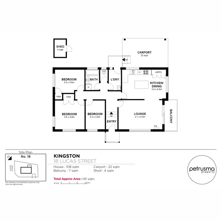 Floorplan of Homely house listing, 18 Lucas Street, Kingston TAS 7050