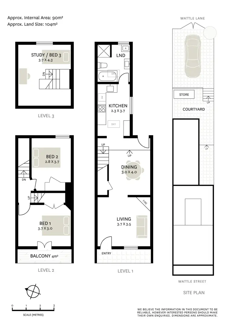 Floorplan of Homely terrace listing, 436 Wattle Street, Ultimo NSW 2007
