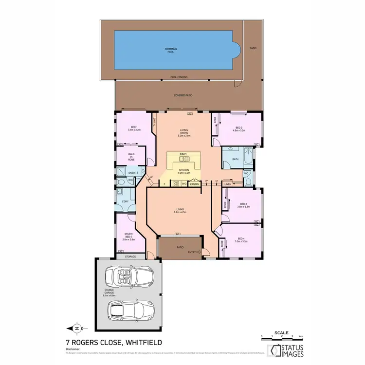 Floorplan of Homely house listing, 7 Rogers Close, Whitfield QLD 4870