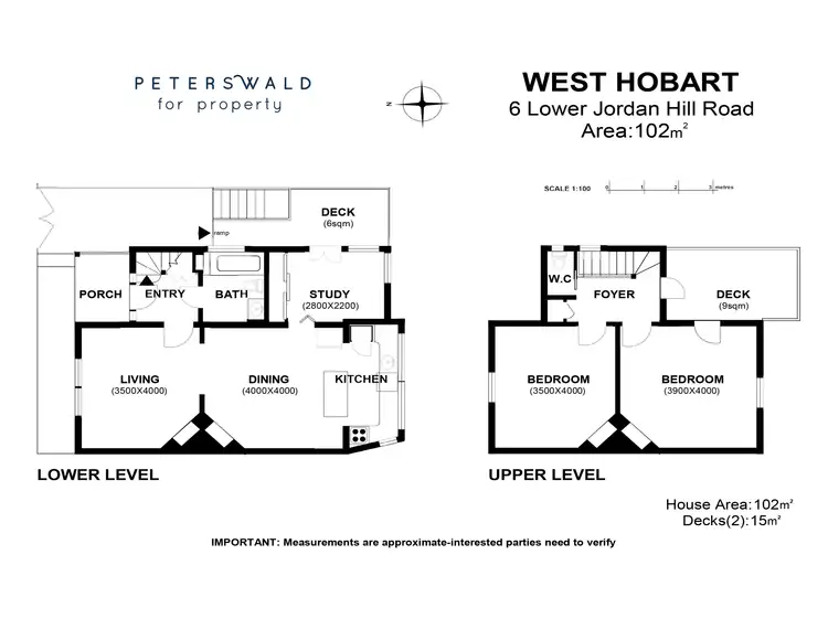 Floorplan of Homely house listing, 6 Lower Jordan Hill Road, West Hobart TAS 7000