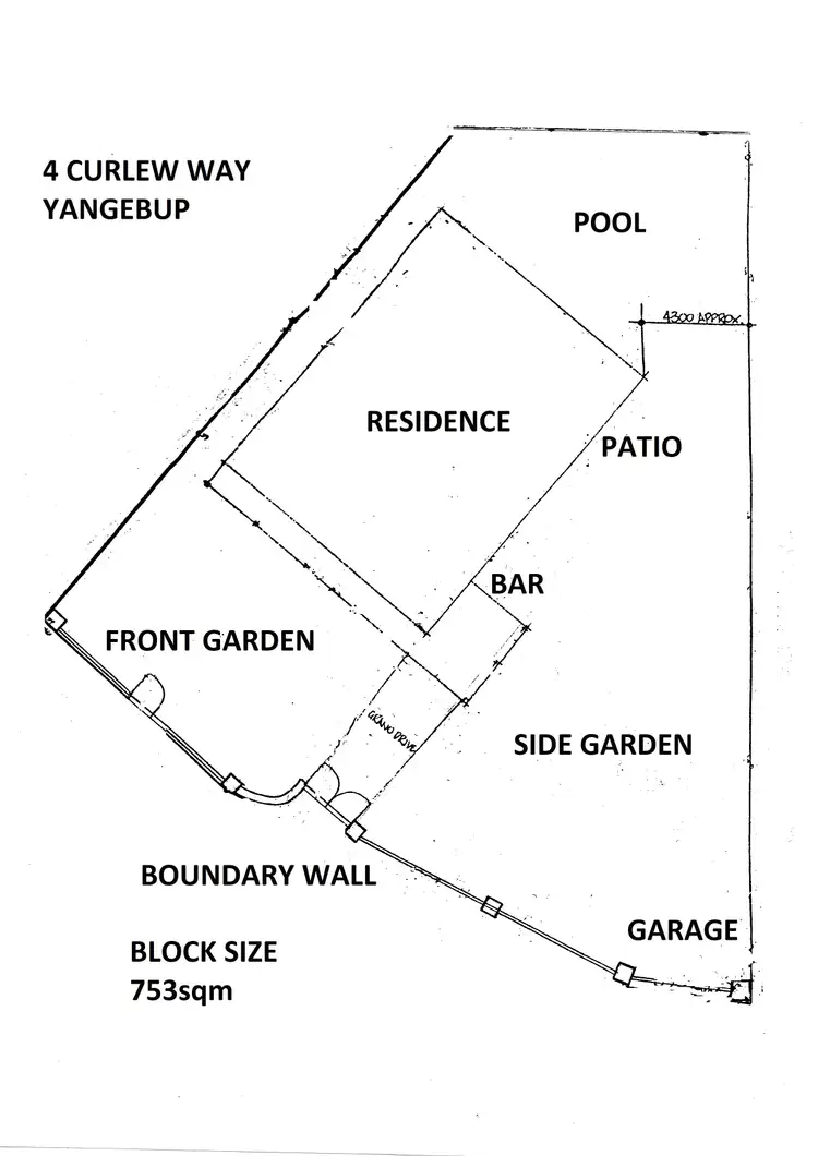 Floorplan of Homely house listing, 4 Curlew Way, Yangebup WA 6164
