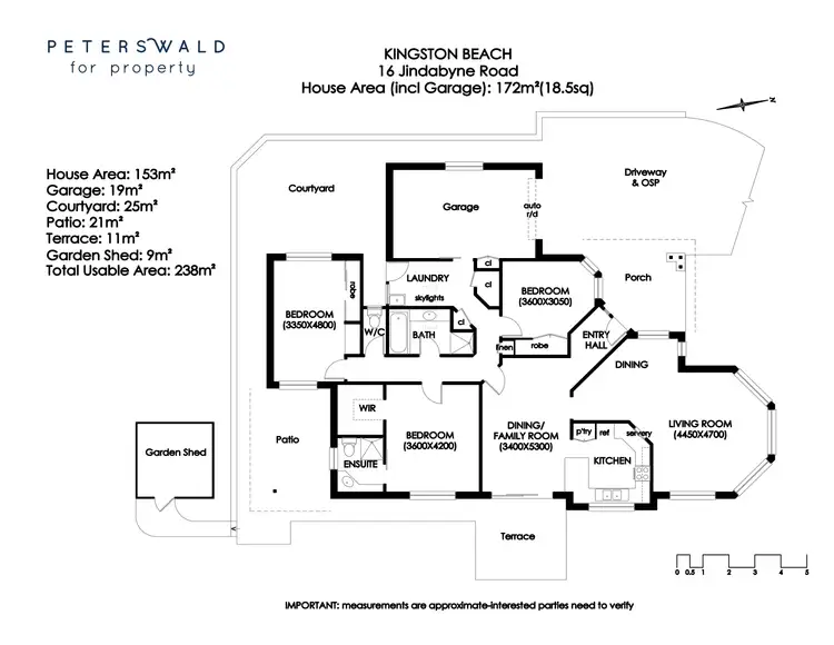 Floorplan of Homely house listing, 16 Jindabyne Road, Kingston Beach TAS 7050