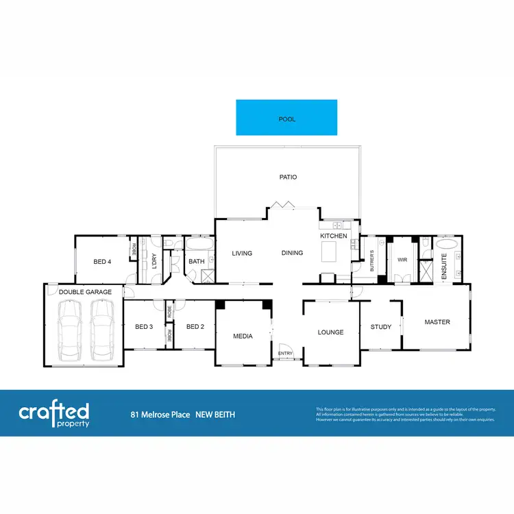 Floorplan of Homely rural property listing, 81 Melrose Place, New Beith QLD 4124