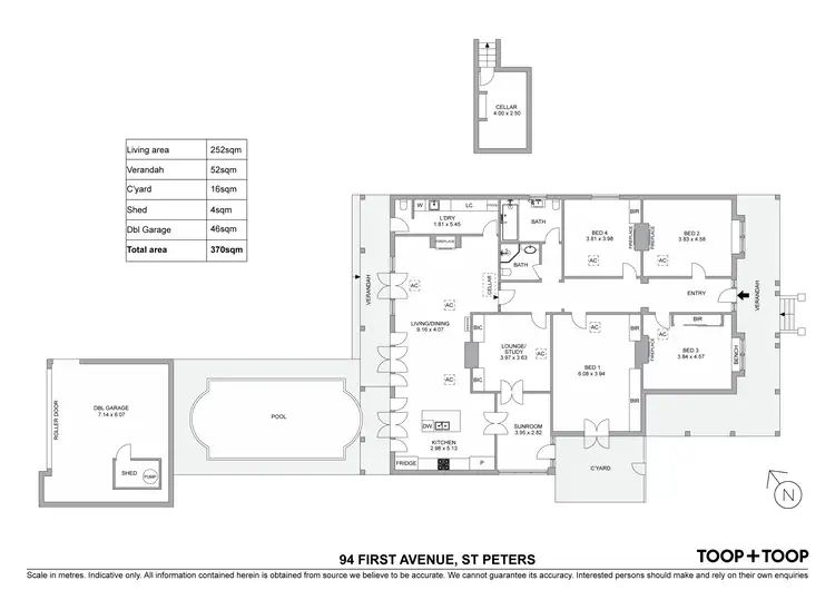 Floorplan of Homely house listing, 94 First Avenue, St Peters SA 5069
