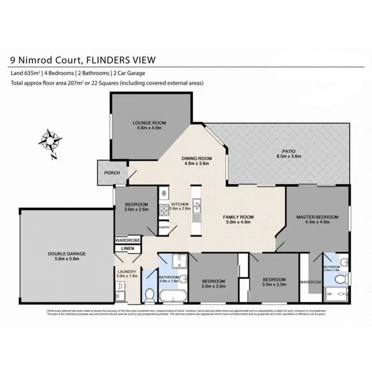 Floorplan of Homely house listing, 9 Nimrod Court, Flinders View QLD 4305