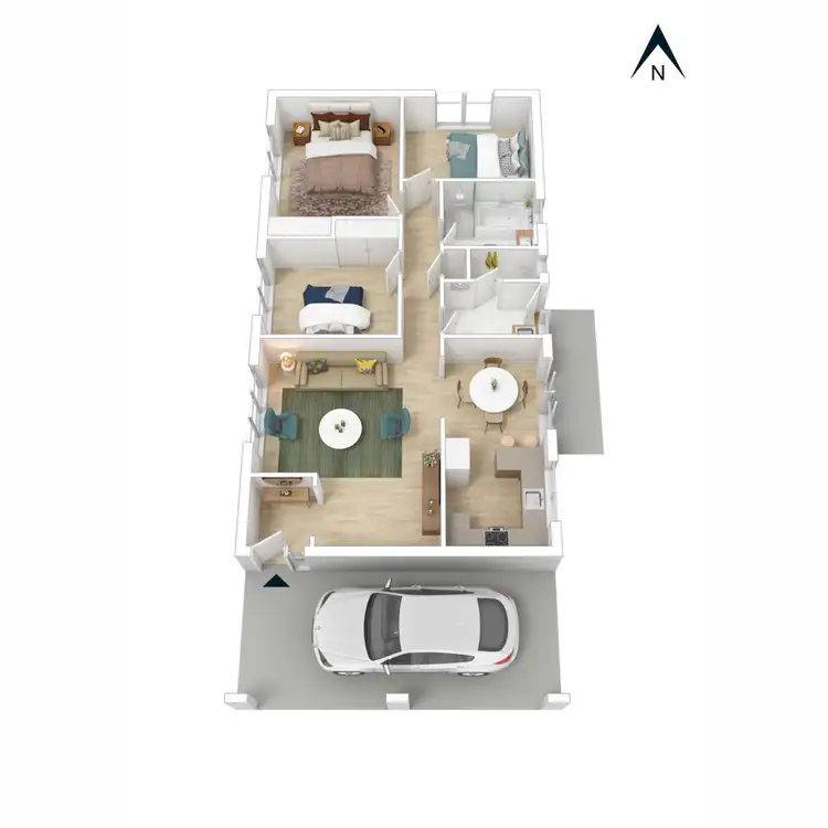 Floorplan of Homely house listing, 53 Ashenden Square, Rosebud VIC 3939