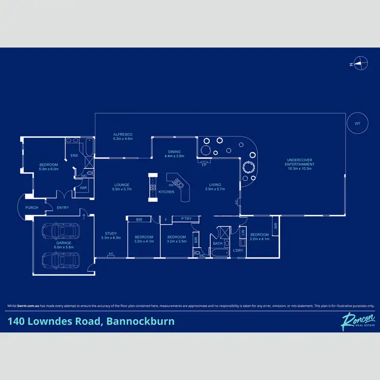 Floorplan of Homely house listing, 140 Lowndes Road, Bannockburn VIC 3331