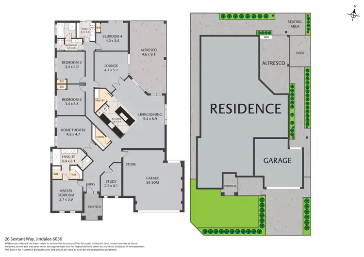 Floorplan of Homely house listing, 26 Sextant Way, Jindalee WA 6036