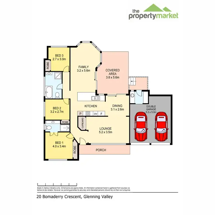 Floorplan of Homely house listing, 20 Bomaderry Crescent, Glenning Valley NSW 2261