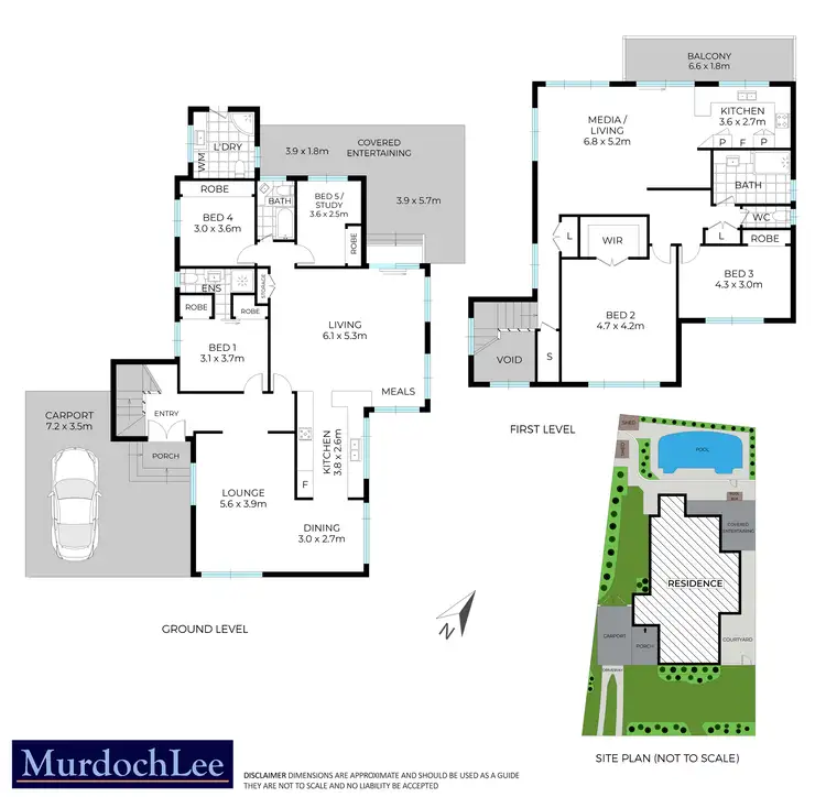 Floorplan of Homely house listing, 6 Roxborough Park Road, Baulkham Hills NSW 2153