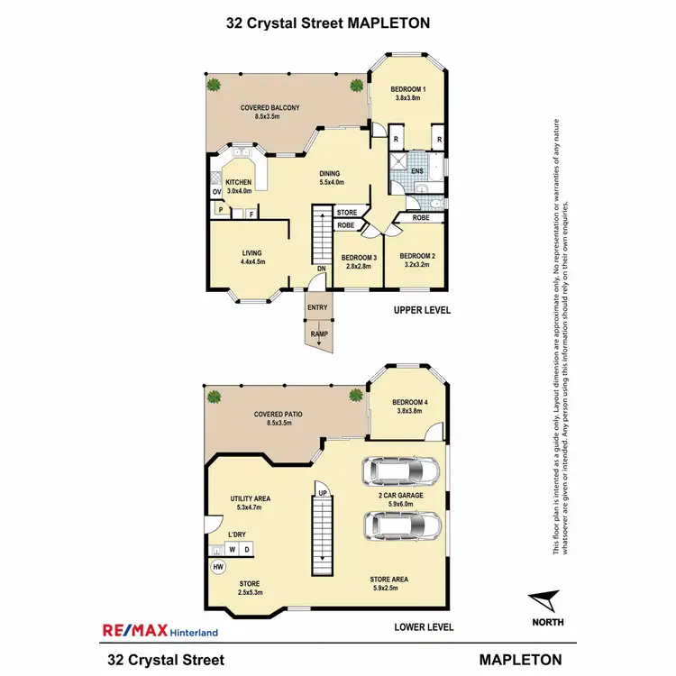 Floorplan of Homely house listing, 32 Crystal Street, Mapleton QLD 4560